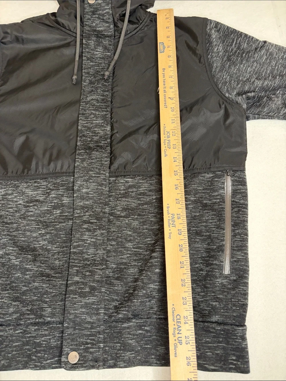 The North Face Mountain Athletics street-wear hybrid hoodie jacket. Large